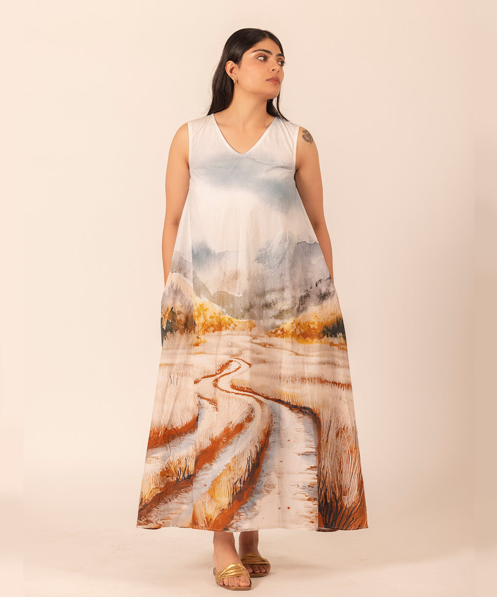 Memoirs A-Line Dress