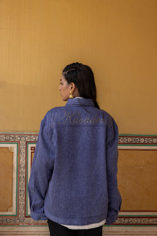 Denim Zari Jacket