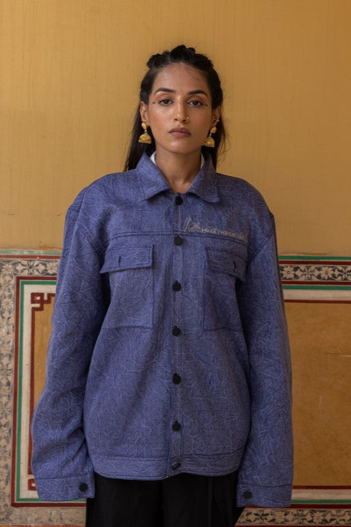 Denim Zari Jacket