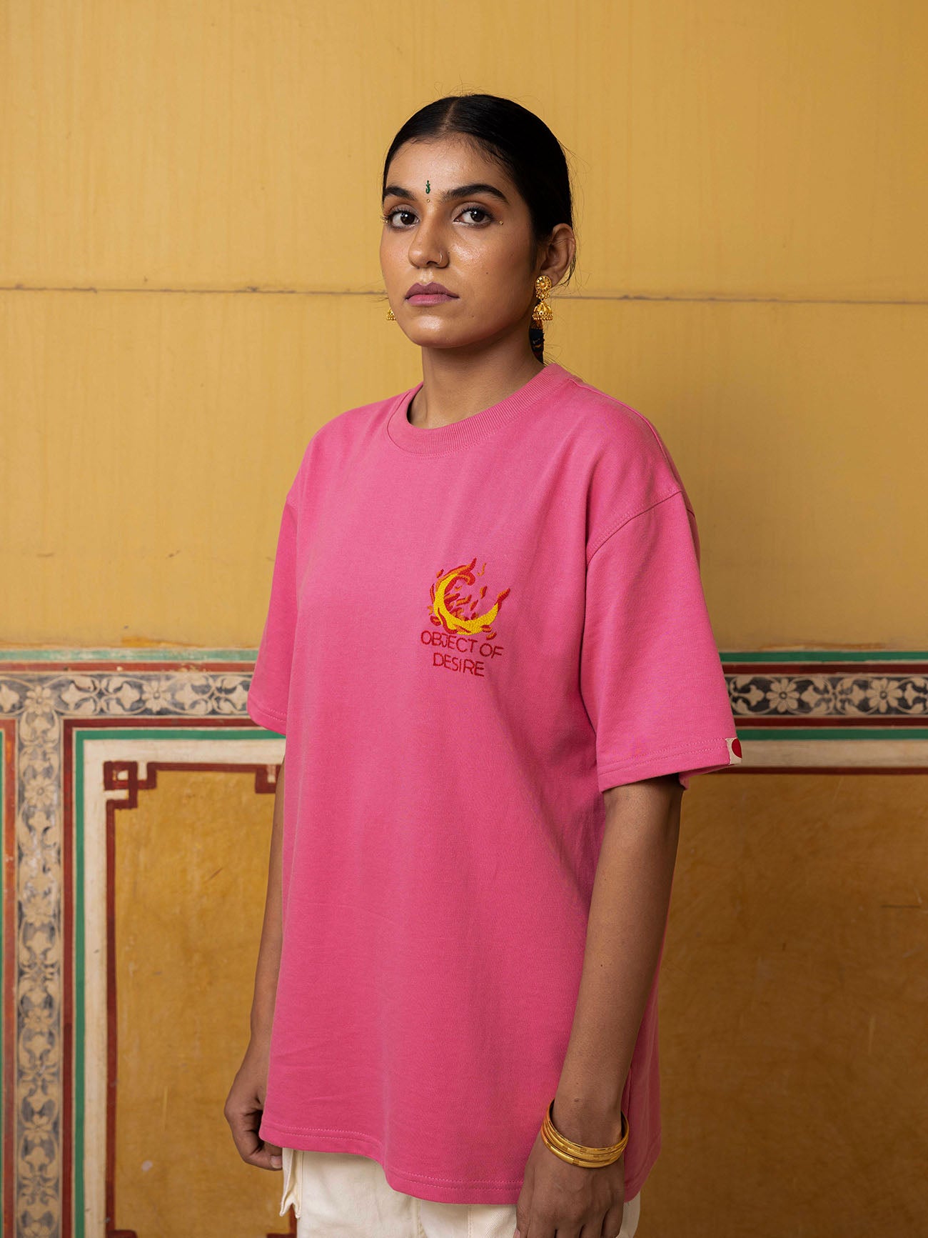 Object of Desire Tee - Moon (Pink)