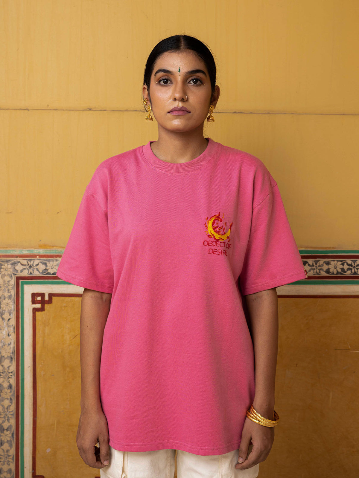 Object of Desire Tee - Moon (Pink)