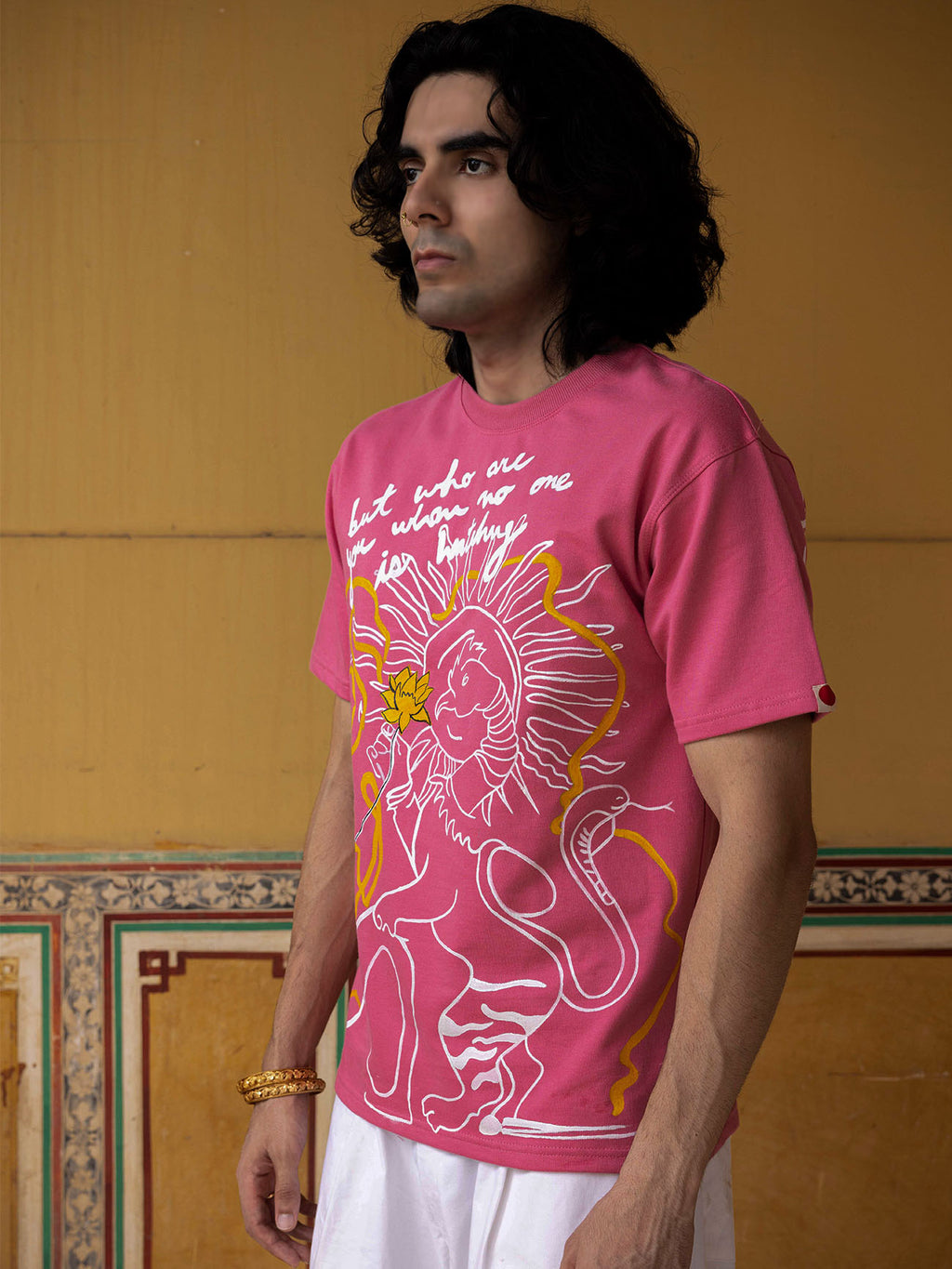 Navgunjara Tee - Pink