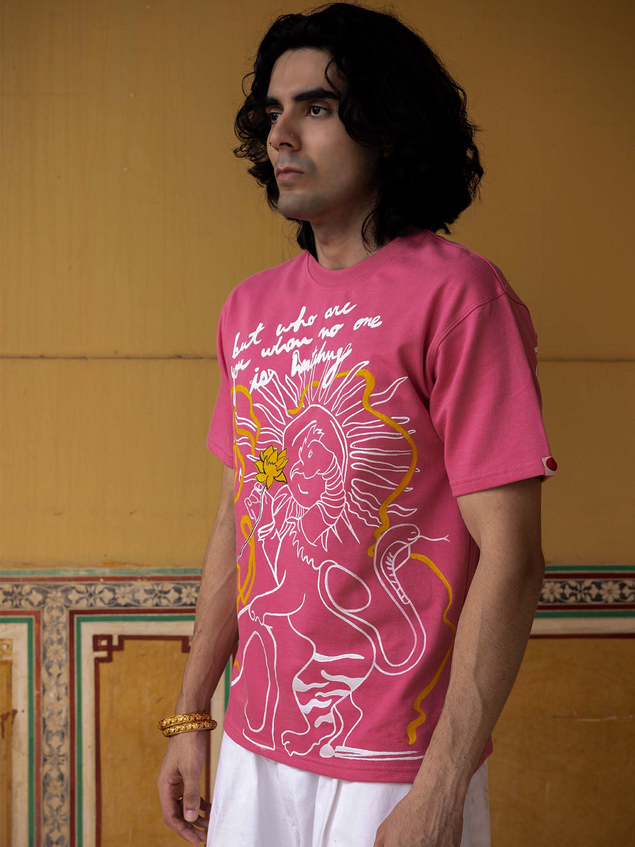 Navgunjara Tee - Pink
