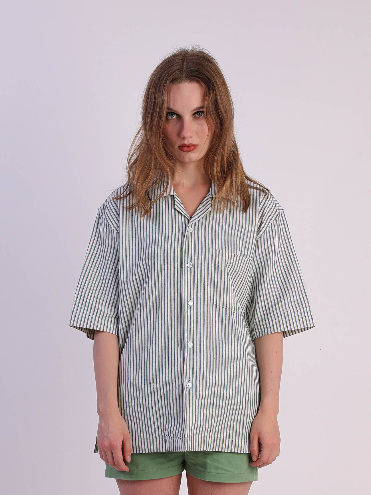 Dausa Stripes Shirt - Green