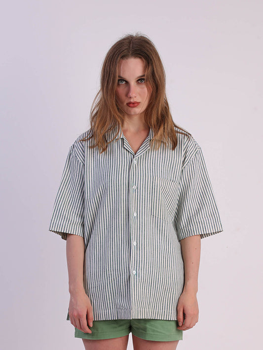 Dausa Stripes Shirt - Green