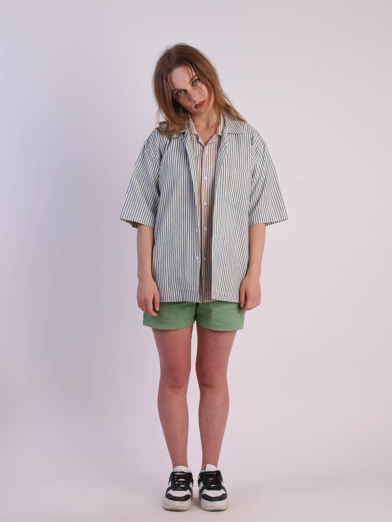 Dausa Stripes Shirt - Green