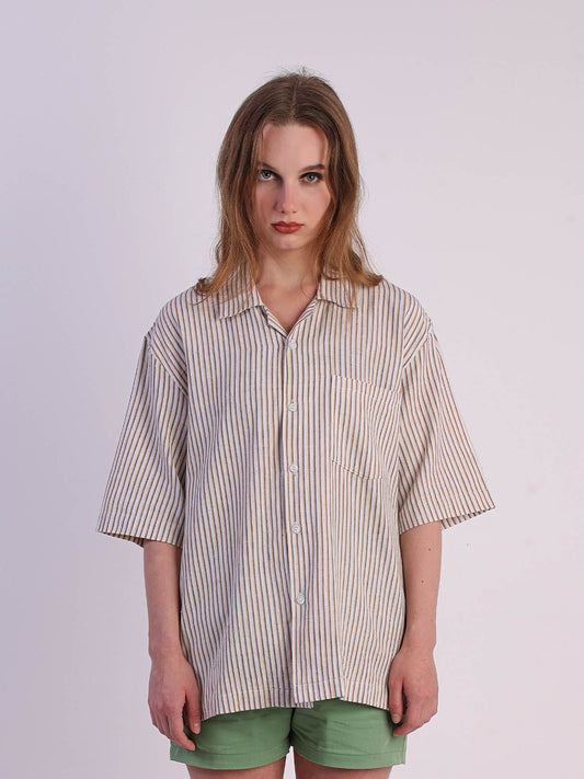 Dausa Stripes Shirt - Pink