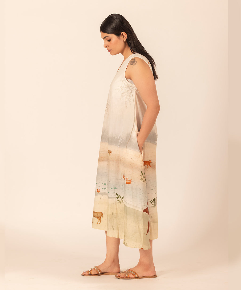 Elsa Safari A-Line Dress