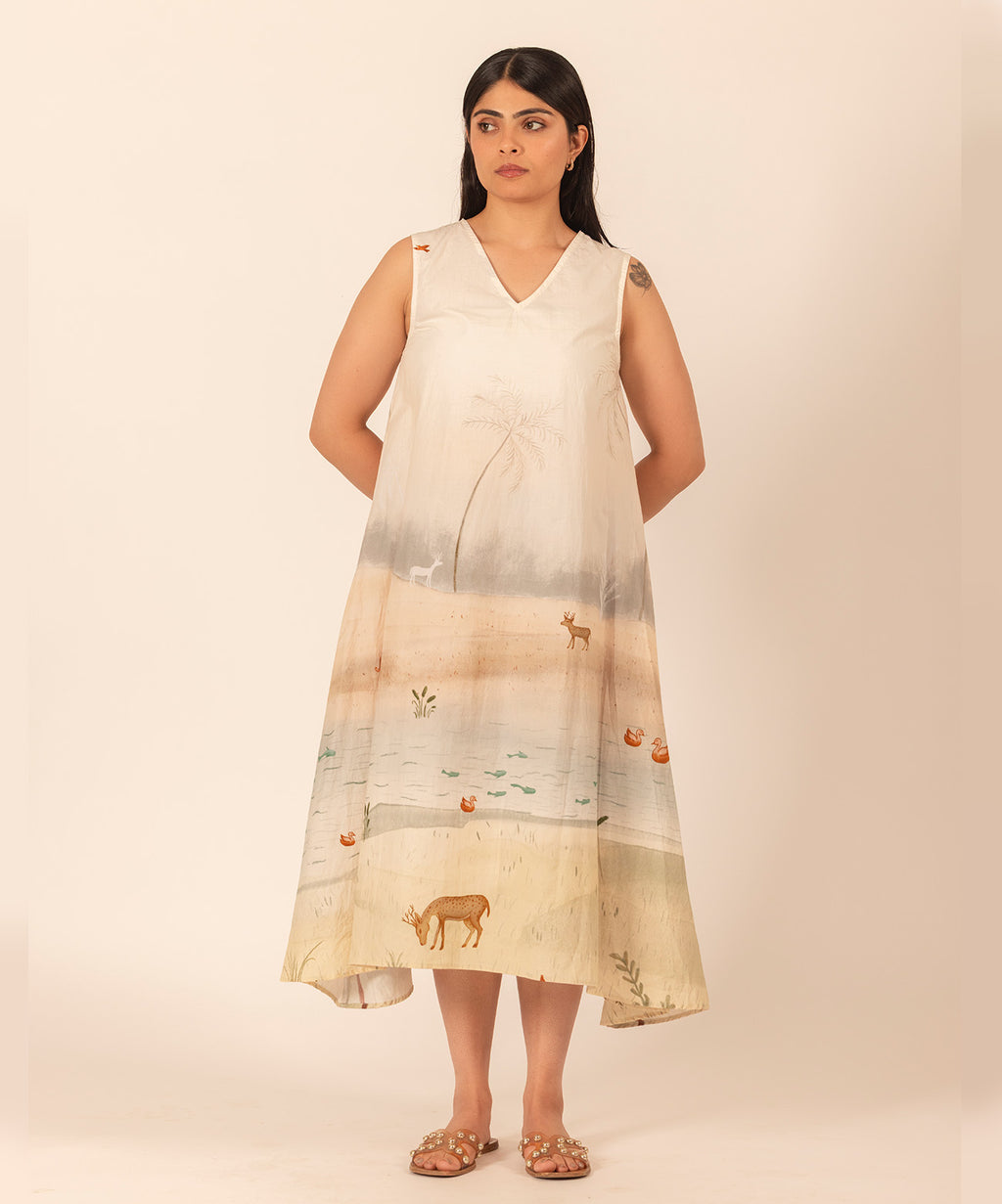 Elsa Safari A-Line Dress