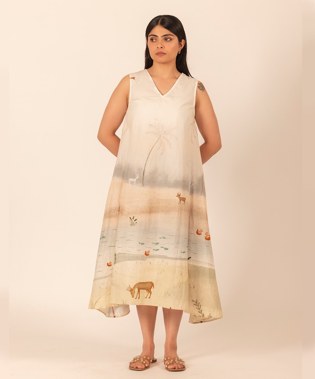 Elsa Safari A-Line Dress