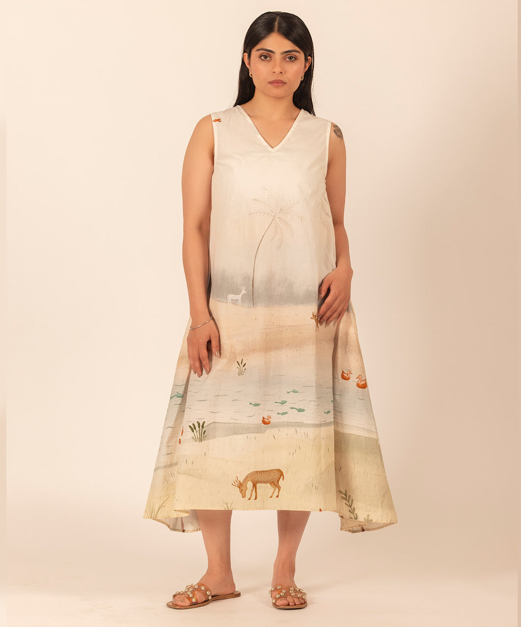 Elsa Safari A-Line Dress