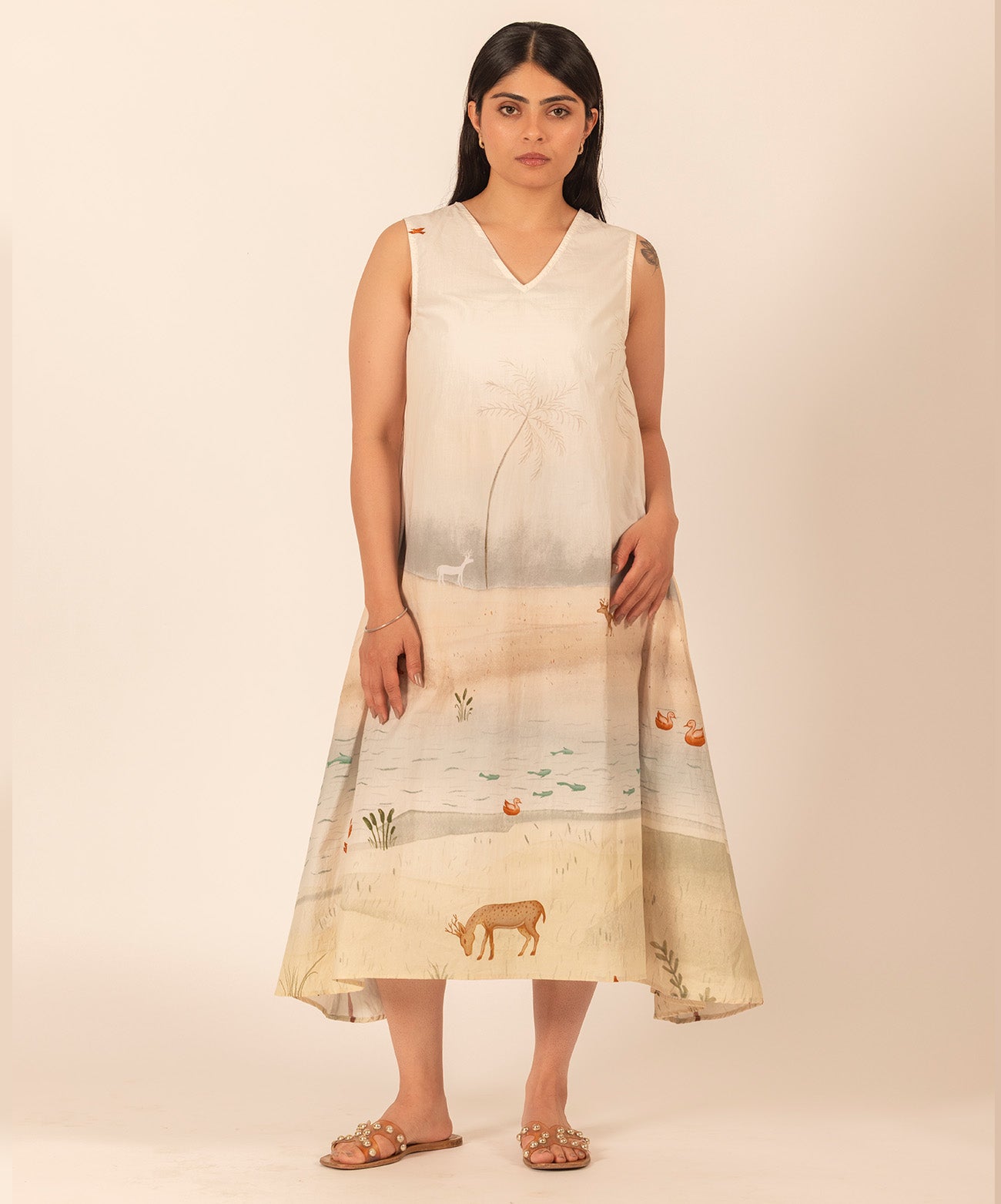 Elsa Safari A-Line Dress