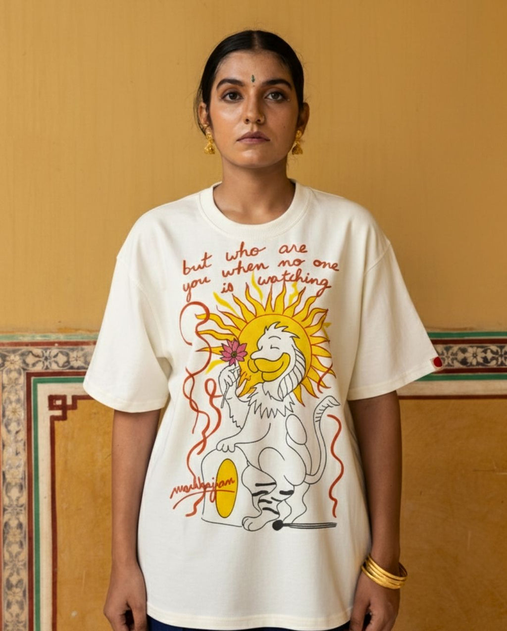 Navgunjara Tee - White