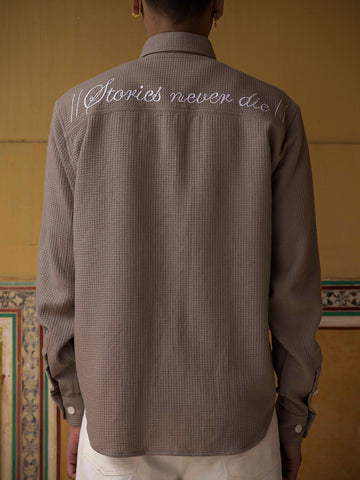 Waffle Shirt (Beige)