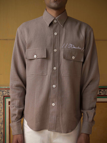 Waffle Shirt (Beige)