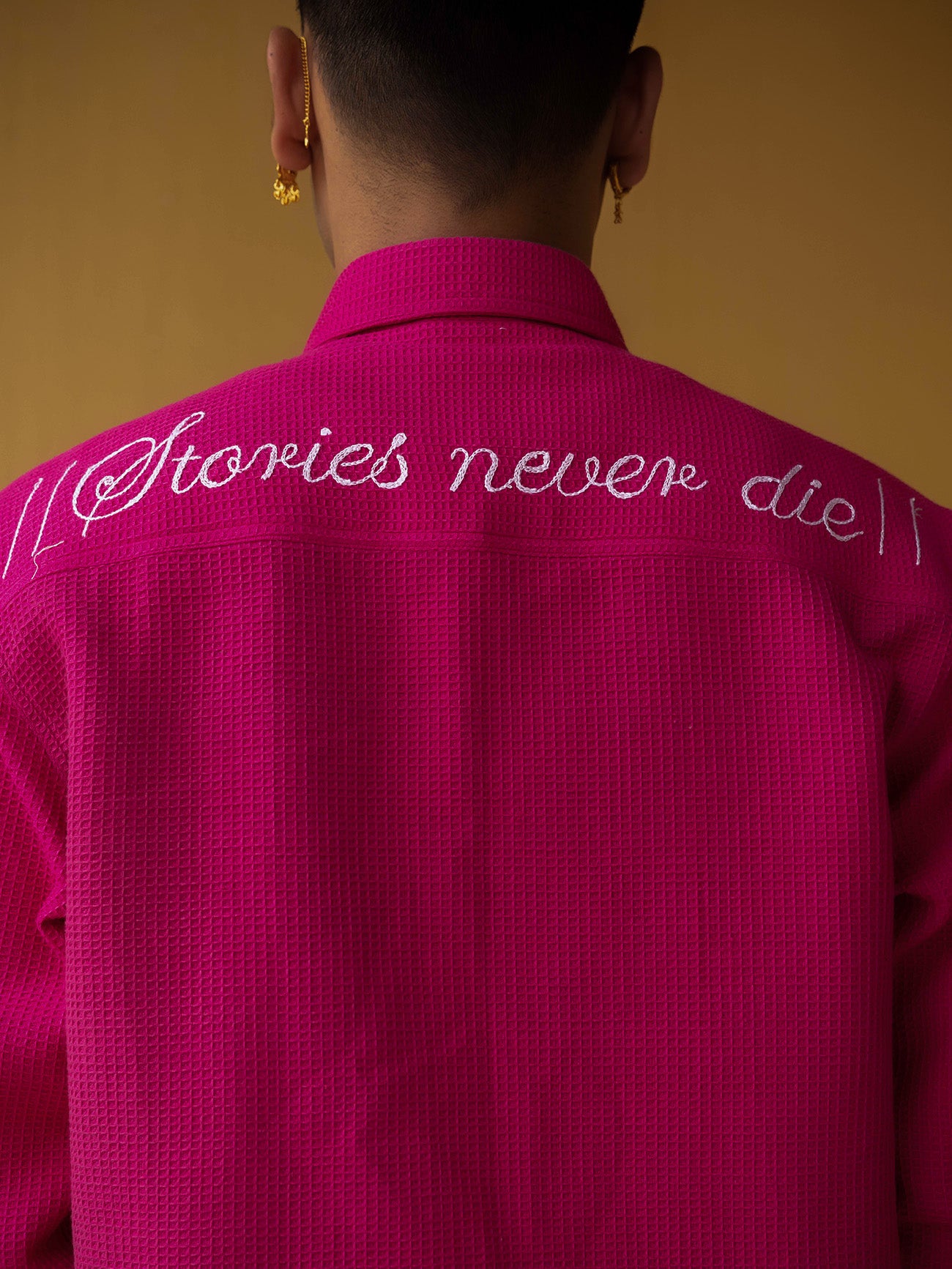 Waffle Shirt (Hot Pink)